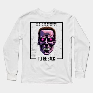 Terminator's Cyber Portrait Long Sleeve T-Shirt